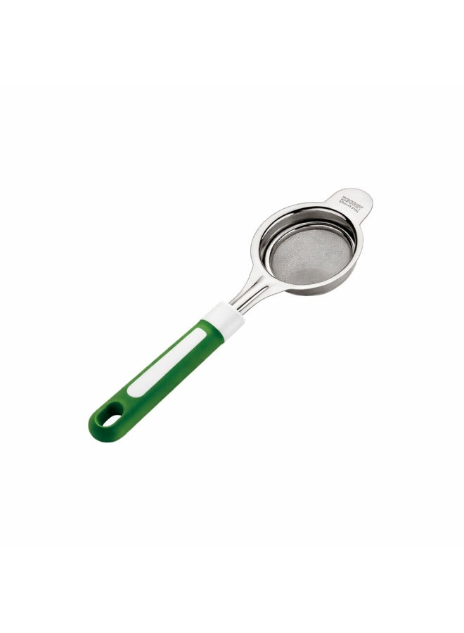 ديسينت ديسنت ستينلس ستيل تي ستراينر ويذ فاين ميش آند هيت ريزِستَنت هاندل | رييوزبل تي فلتر فور لوس تي، هيربس آند سبايسز - Image 1